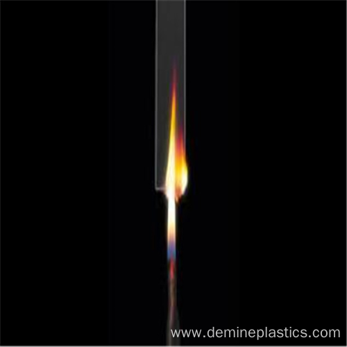 1/4 clear solid flame retardant V0 polycarbonate